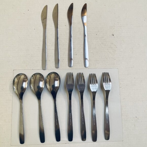 Ikea 221 85 Forks Spoons Stainless Flatware Replacements Spoon Fork Knife MCM - Picture 4 of 5